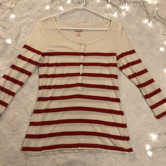 Old navy lot of 2 size small striped shirts - Picture 2 of 4